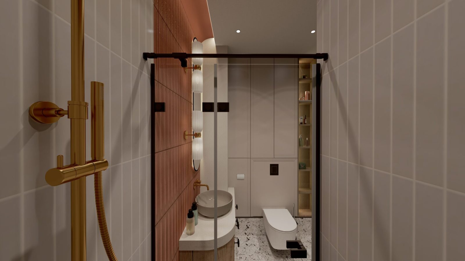 Apartament Solmarina — Gdańsk — projekt wnętrz NUI Design, zdjęcie 3
