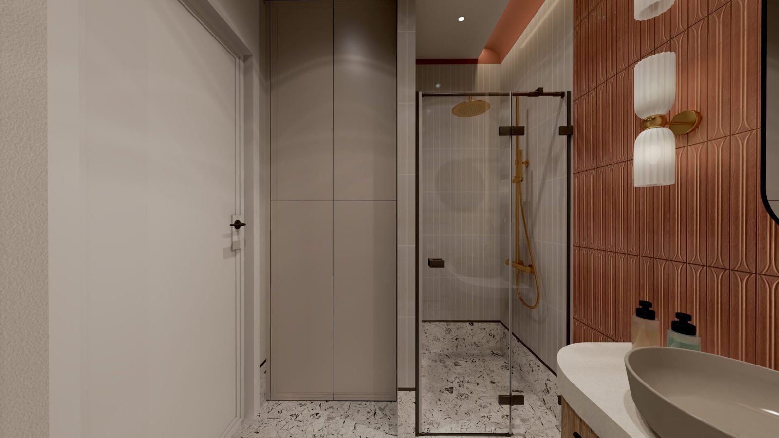 Apartament Solmarina — Gdańsk — projekt wnętrz NUI Design, zdjęcie 4