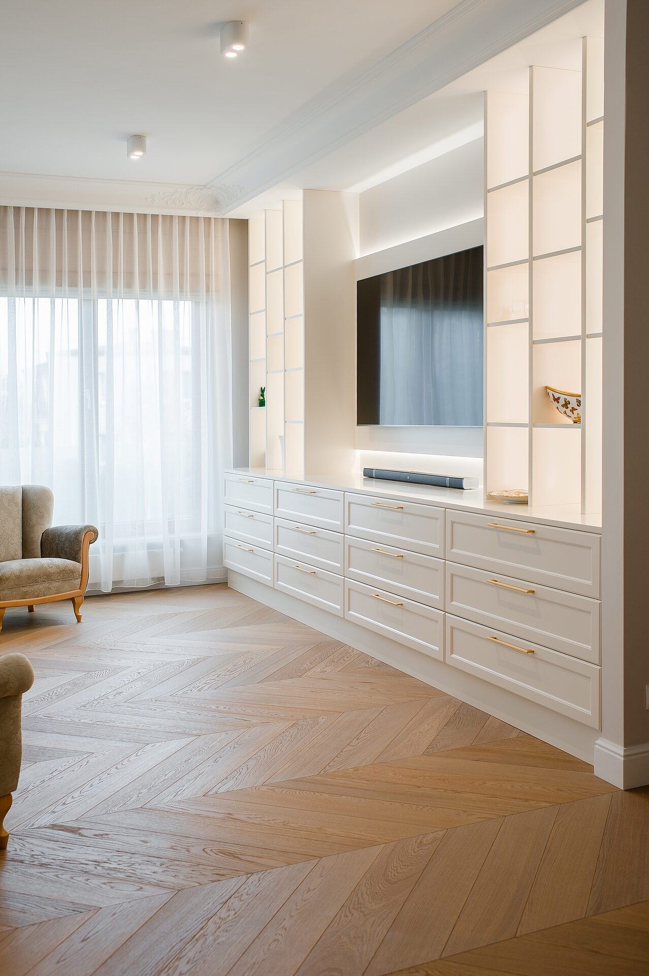 Apartament Orłowo — Gdynia Orłowo — projekt wnętrz NUI Design, zdjęcie 4